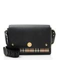 Burberry Calfskin Vintage Check Note Bag