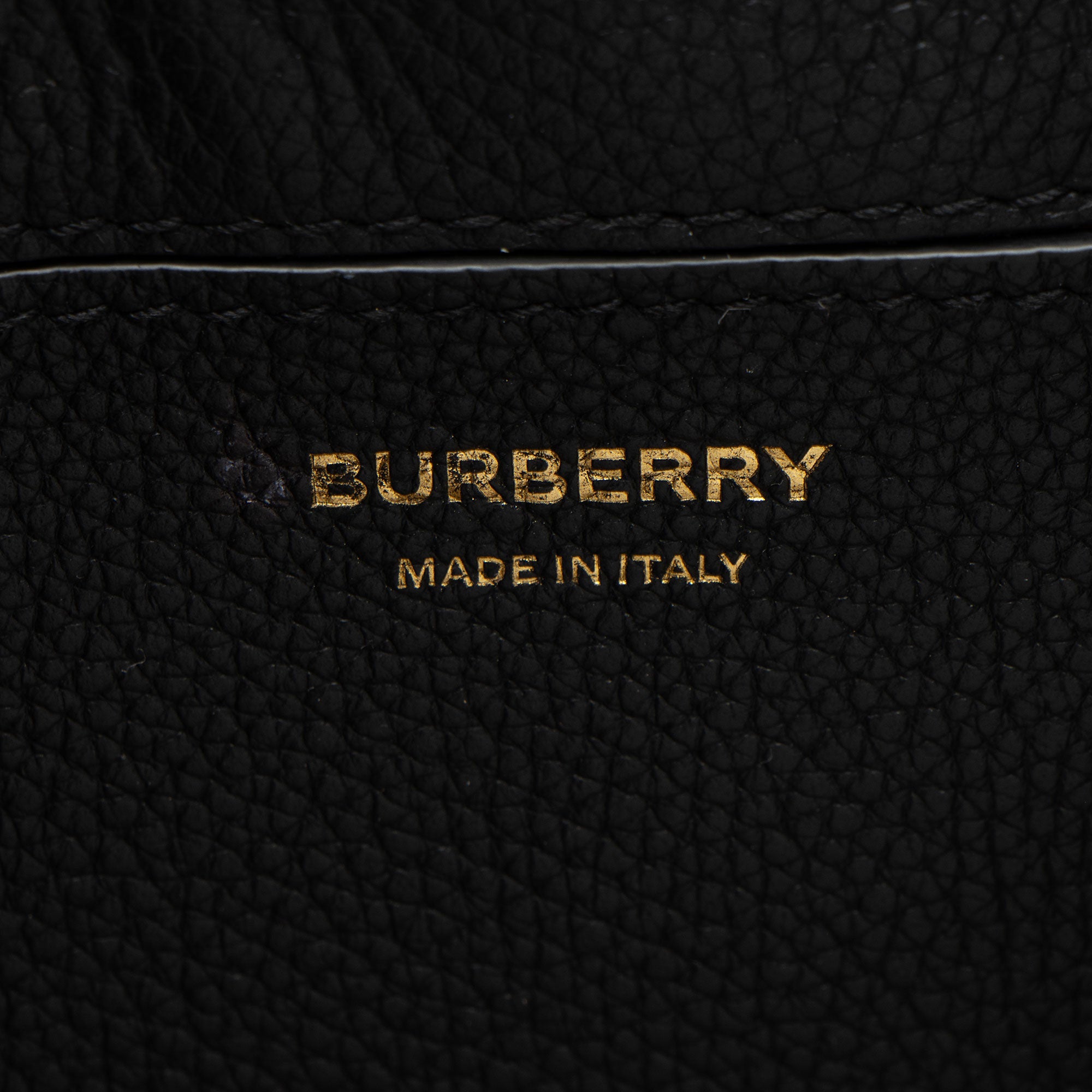 Burberry Calfskin Vintage Check Note Bag