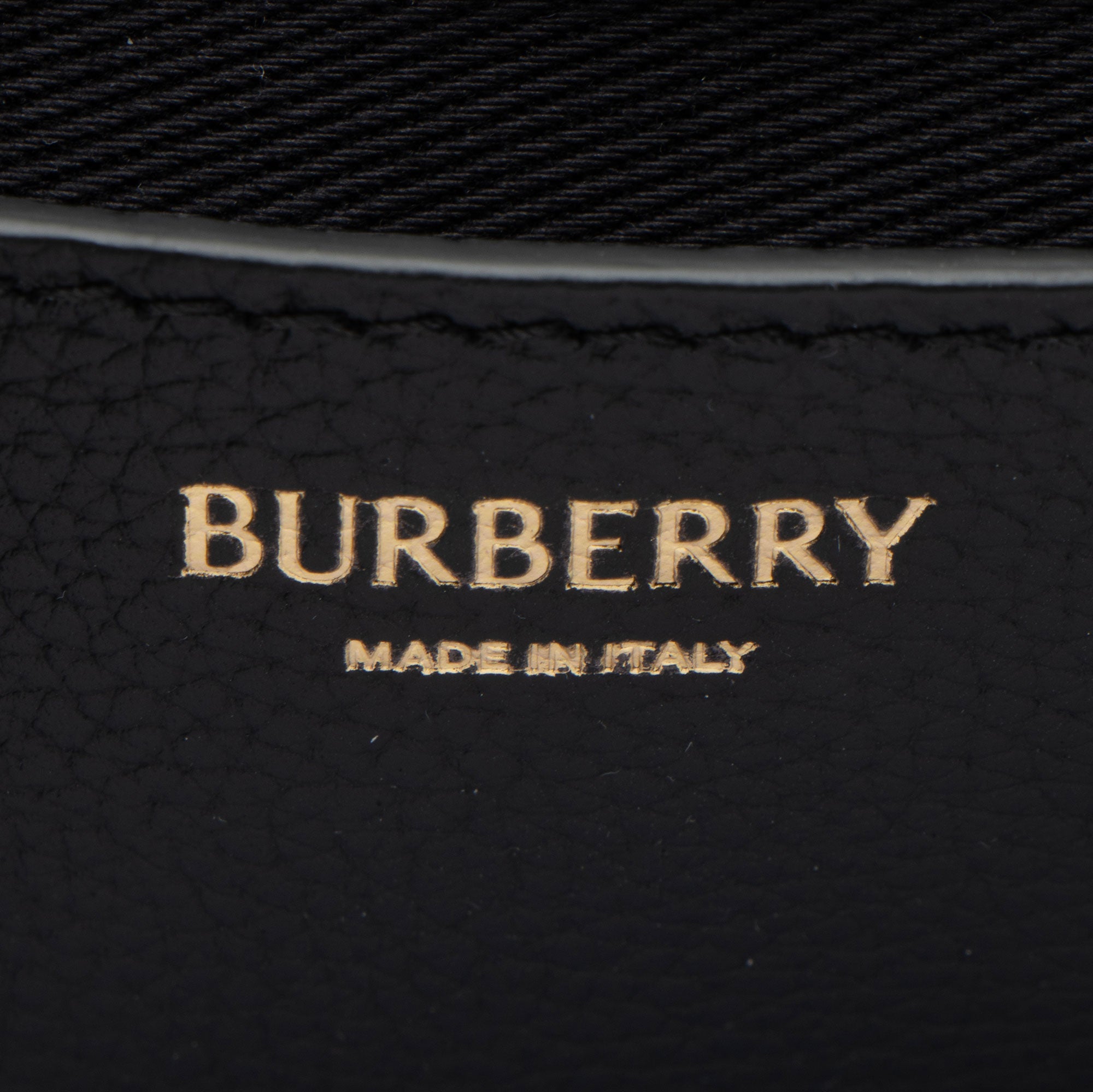 Burberry Calfskin Vintage Check Note Bag