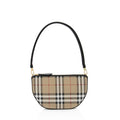 Burberry Calfskin Vintage Check Olympia Pouch (SHF-PuMRdV)