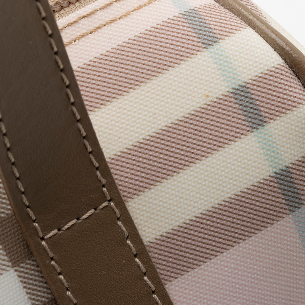 Burberry Candy Check Small Satchel (SHF-22216)