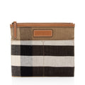 Burberry Canvas Check Pochette (SHF-ejmiF2)