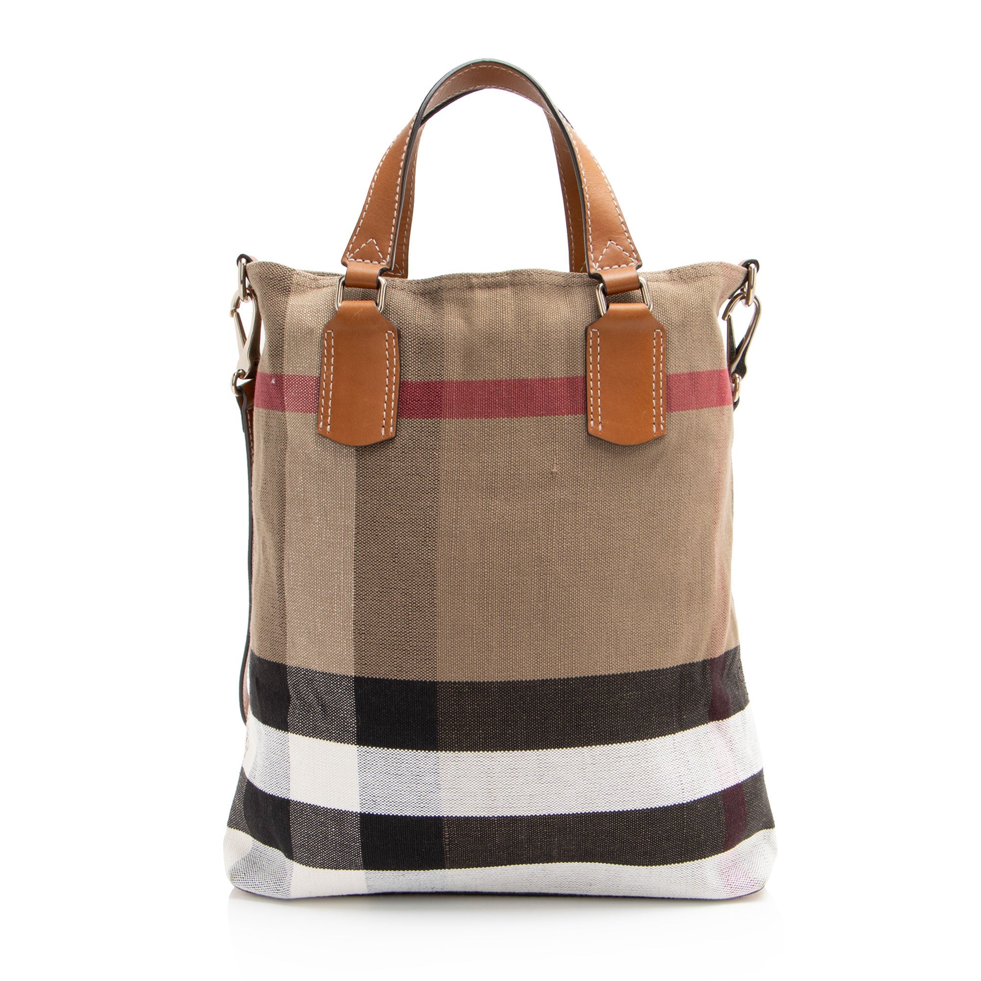 Burberry Canvas Check Tottenham Medium Tote