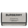 Burberry Canvas Horseferry Halton Continental Wallet