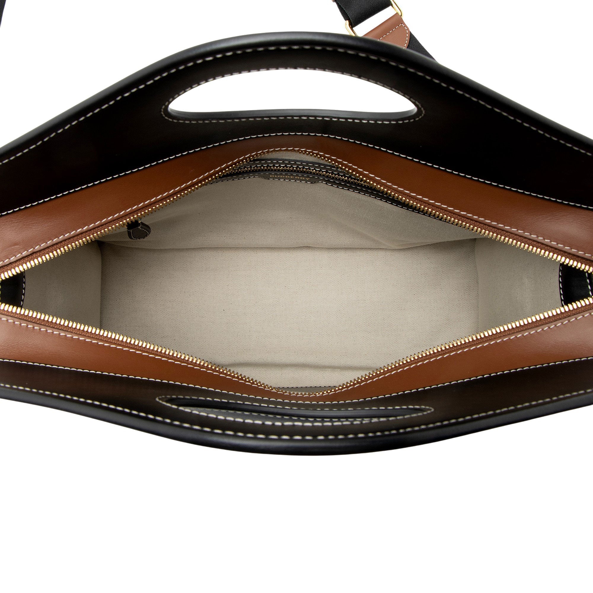 Burberry Canvas Horseferry Medium Pocket Tote