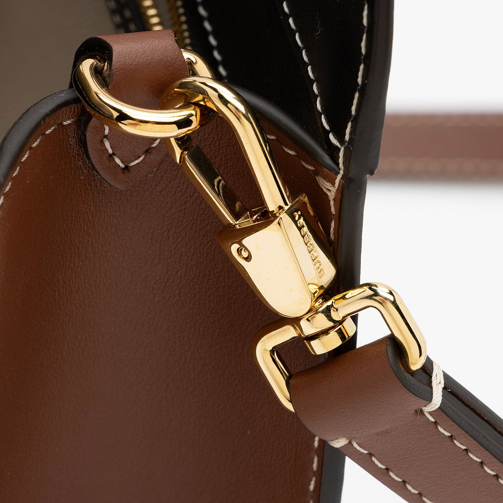 Burberry Canvas Horseferry Mini Pocket Tote (SHF-P7WK3S)