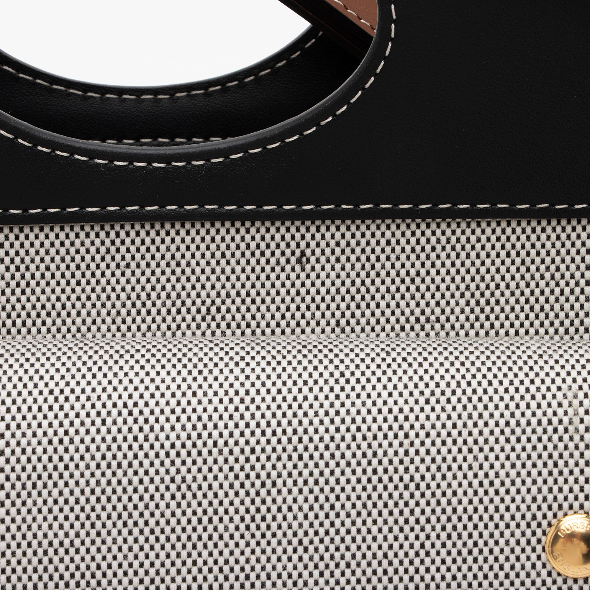 Burberry Canvas Horseferry Mini Pocket Tote (SHF-P7WK3S)