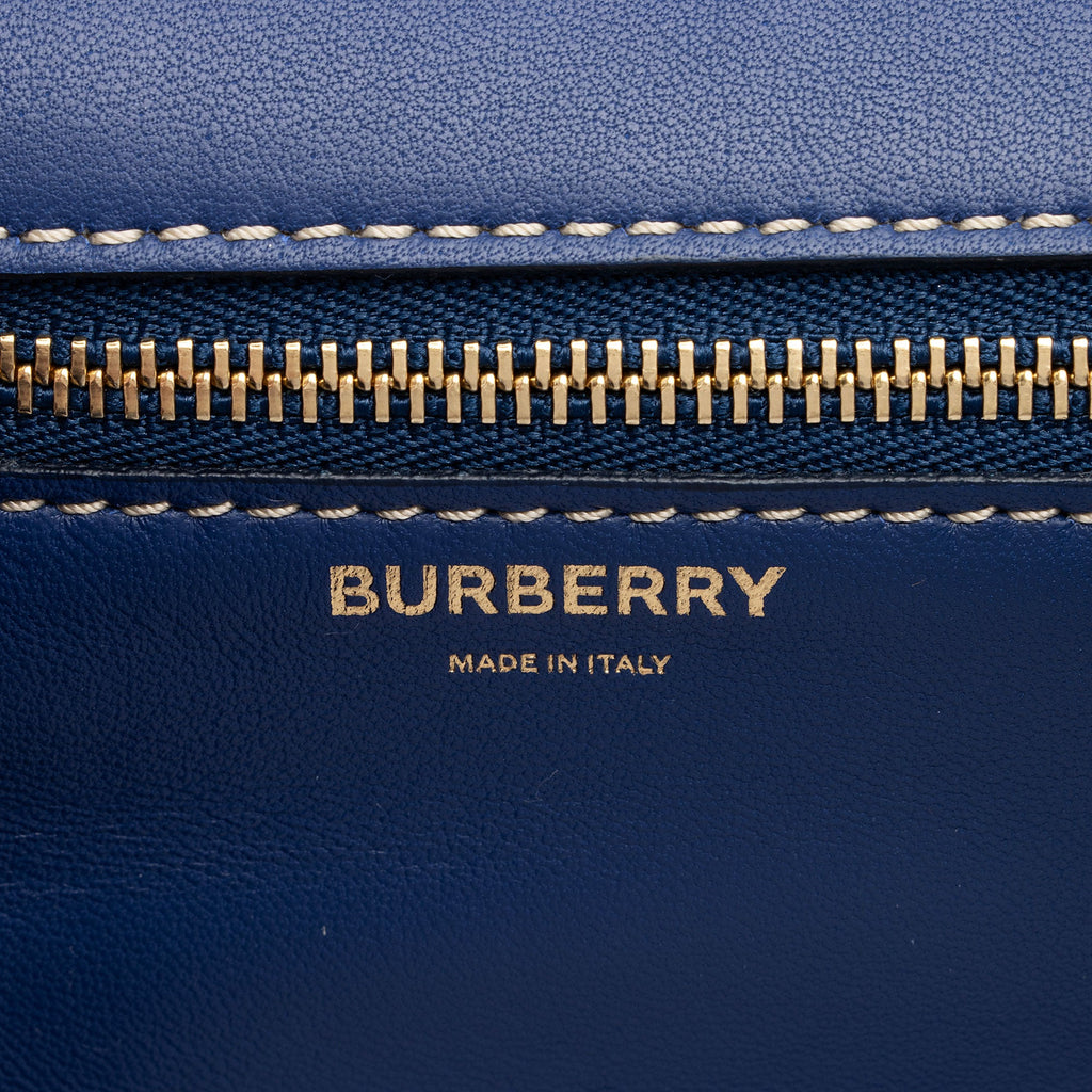 Burberry Linen TB Small Shoulder Bag (SHF-CtCk6R)