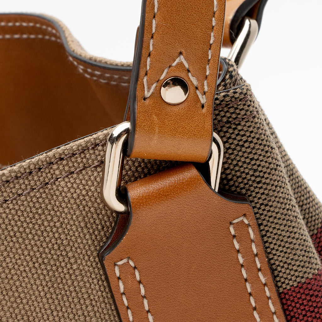 Burberry Canvas Mega Check Maidstone Tote