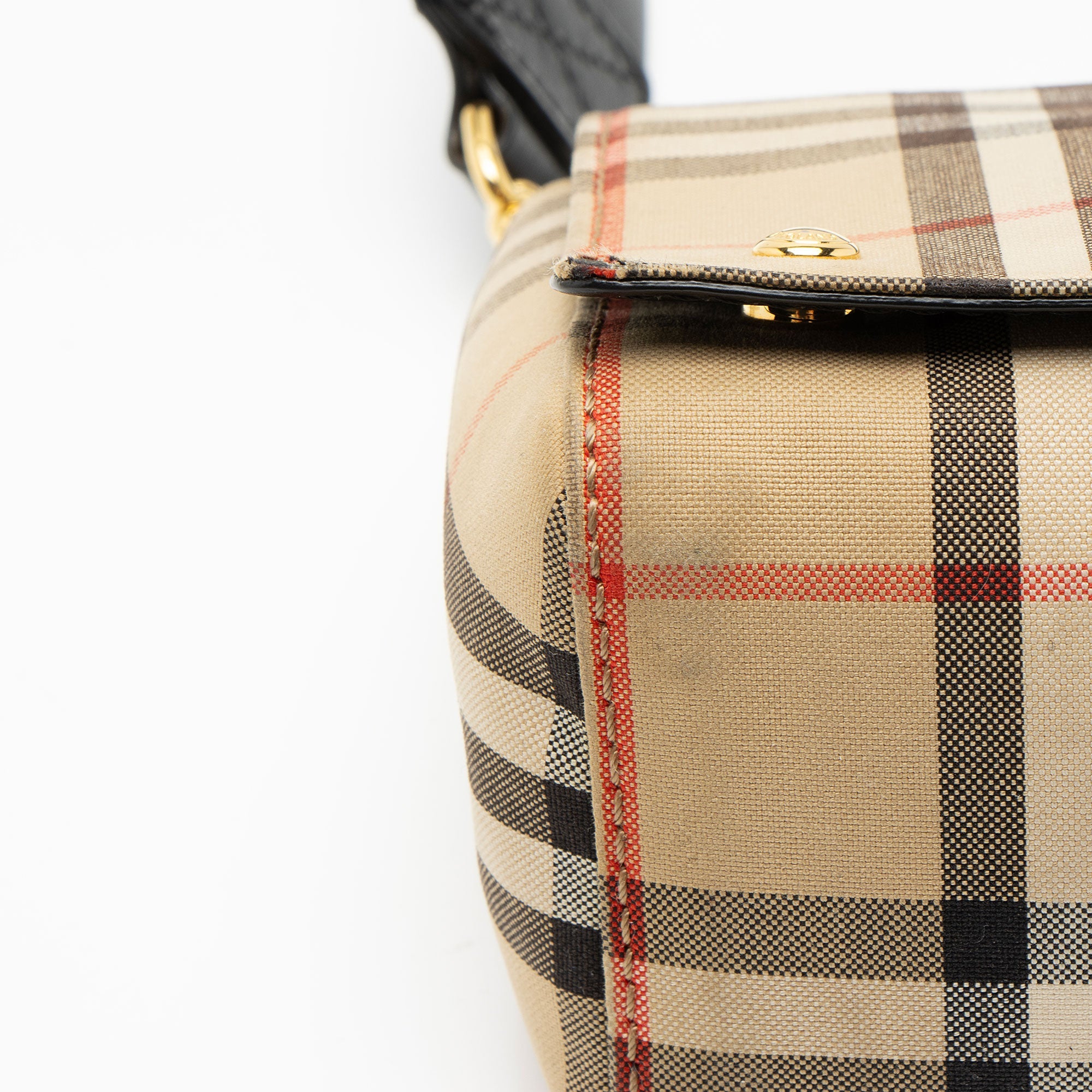 Burberry Canvas Vintage Check Hackberry Crossbody