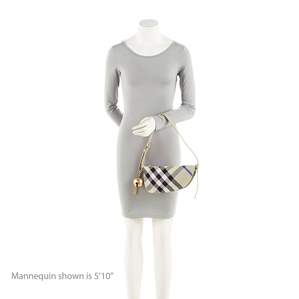 Burberry Check Shield Mini Shoulder Bag