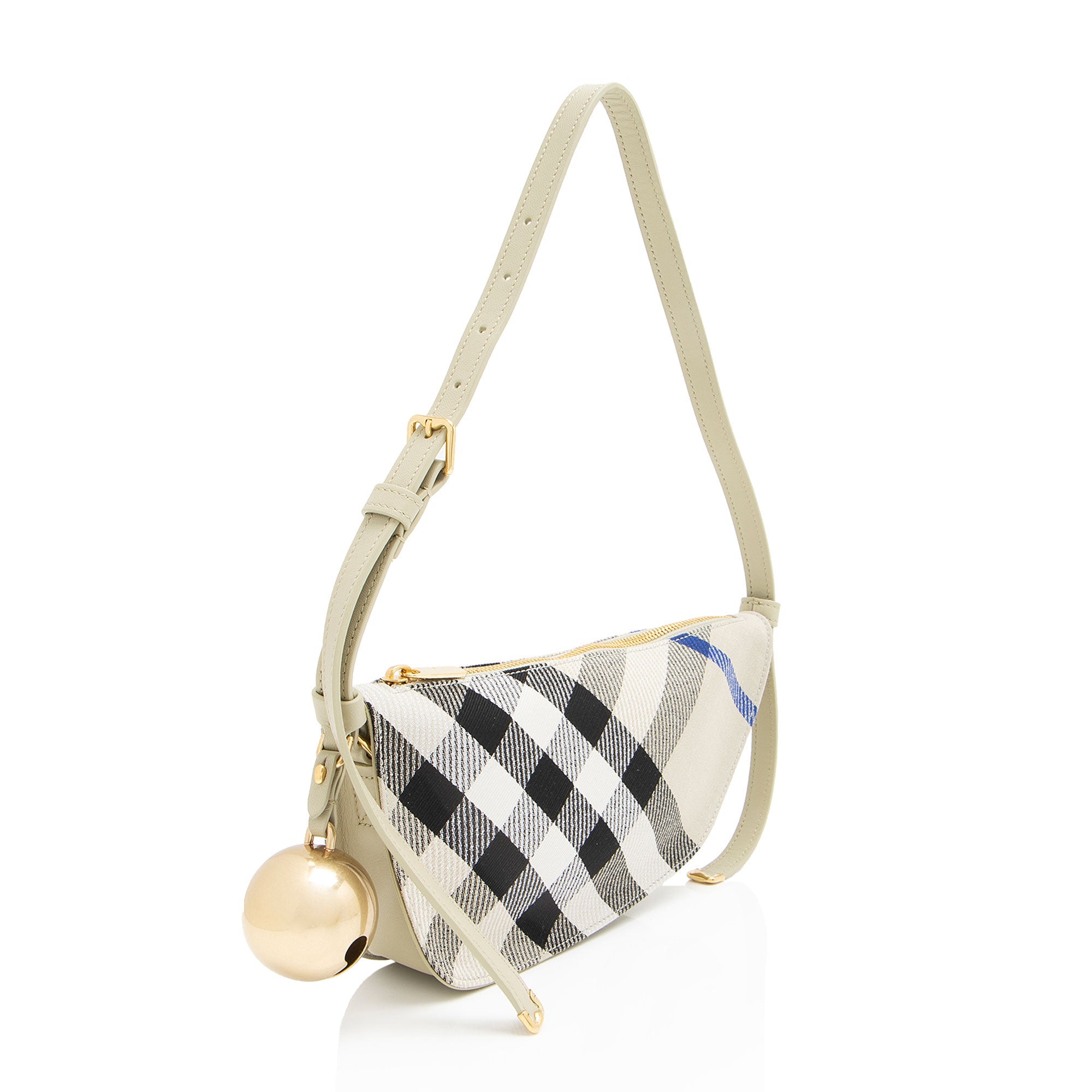 Burberry Check Shield Mini Shoulder Bag
