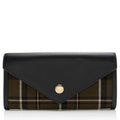 Burberry Check Smooth Calfskin Halton Continental Wallet (SHF-23105)