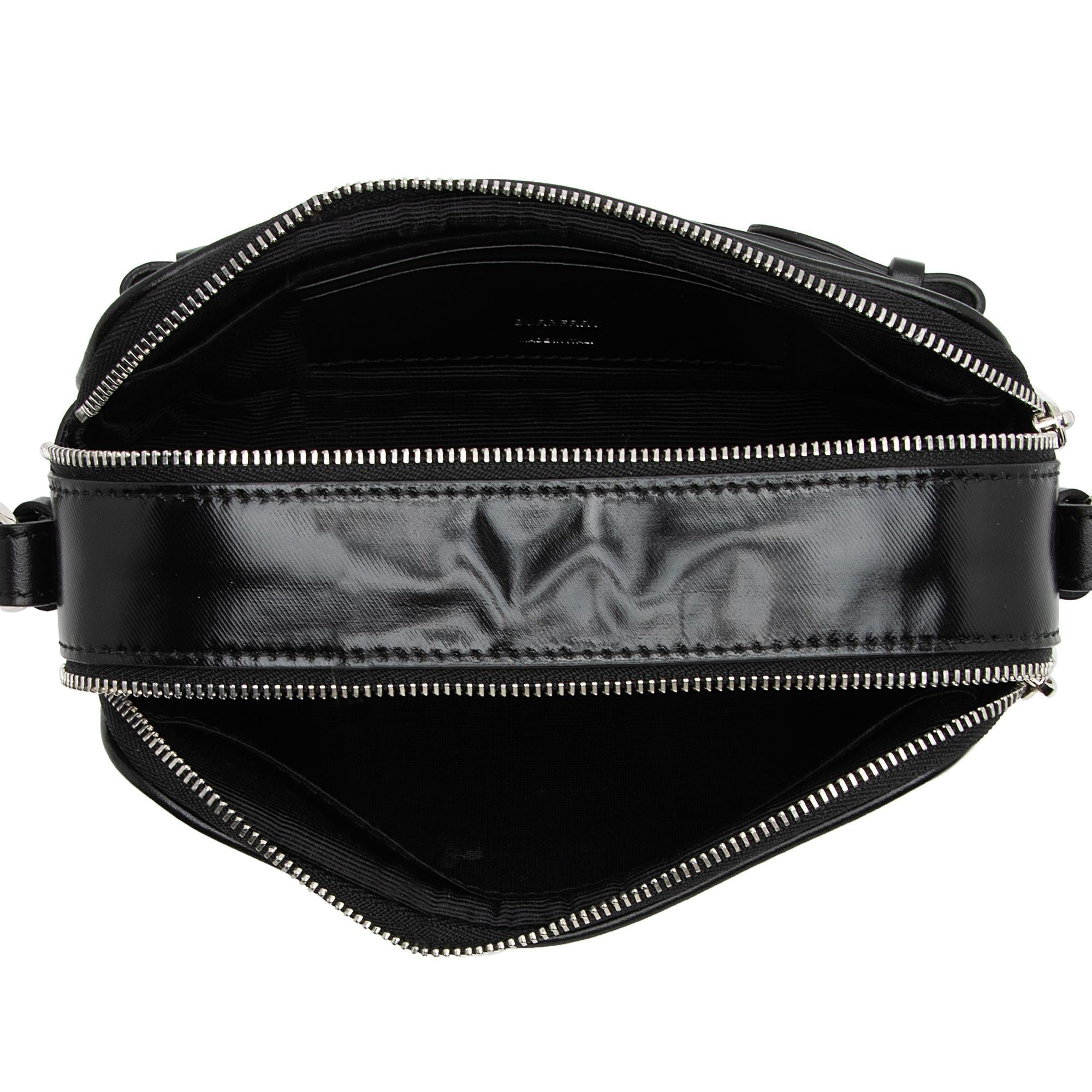 Burberry Coated Canvas Horseferry Print Micro Camera Bag (SHF-jROK3W)