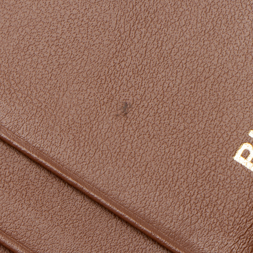 Burberry Coated Canvas T Monogram Trifold Wallet
