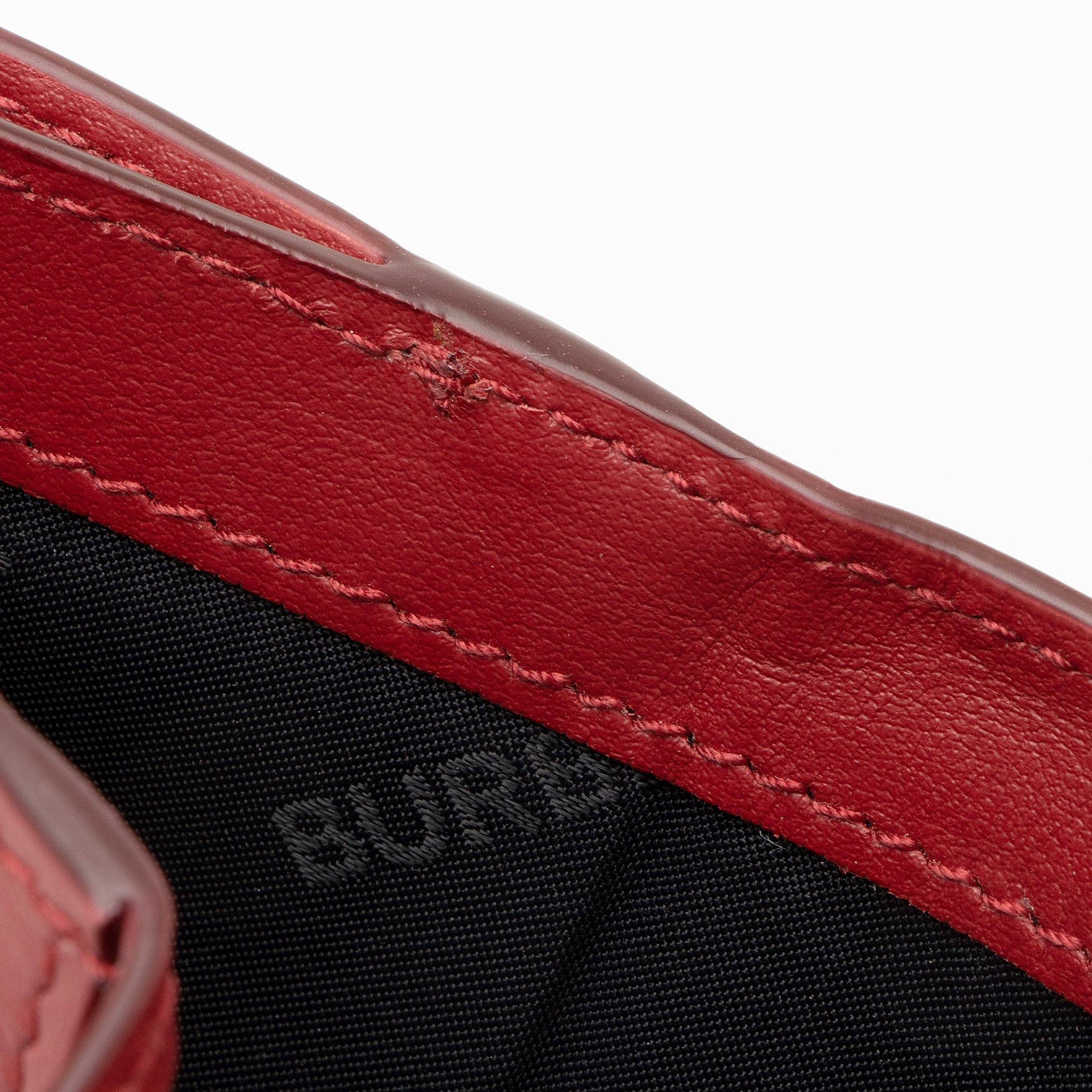 Burberry Croc Embossed Calfskin TB Tri-Fold Compact Wallet (SHF-22710)