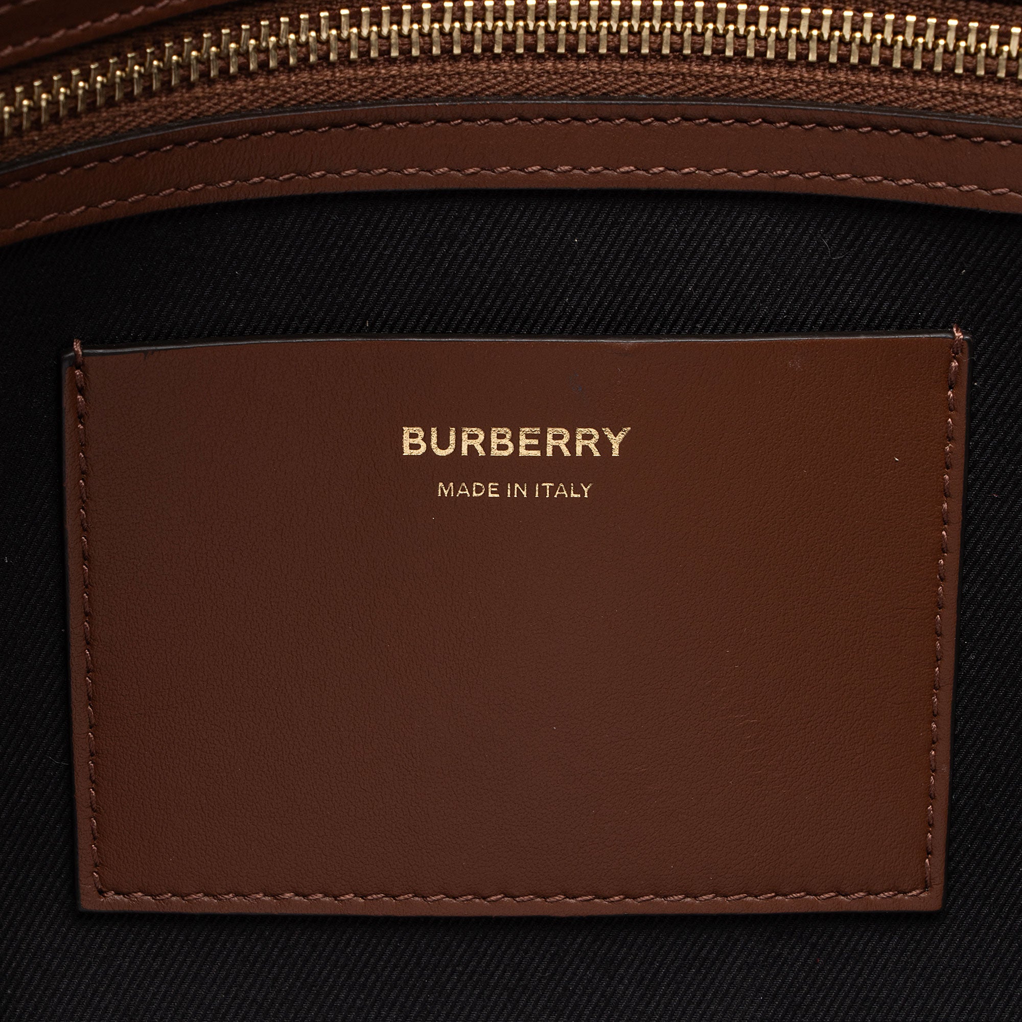 Burberry E-Canvas House Check Denny Medium Tote