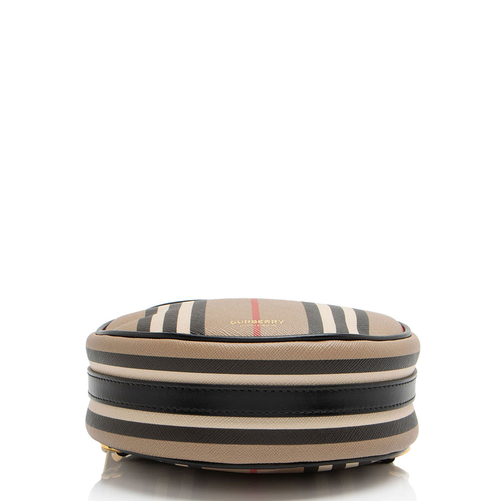 Burberry E-Canvas Icon Stripe Louise Mini Crossbody