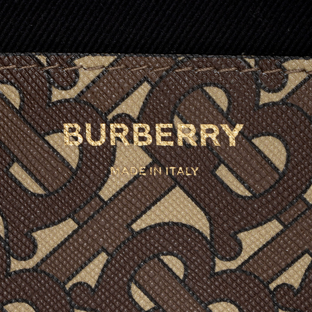 Burberry E-Canvas TB Monogram Stripe Sonny Bum Bag