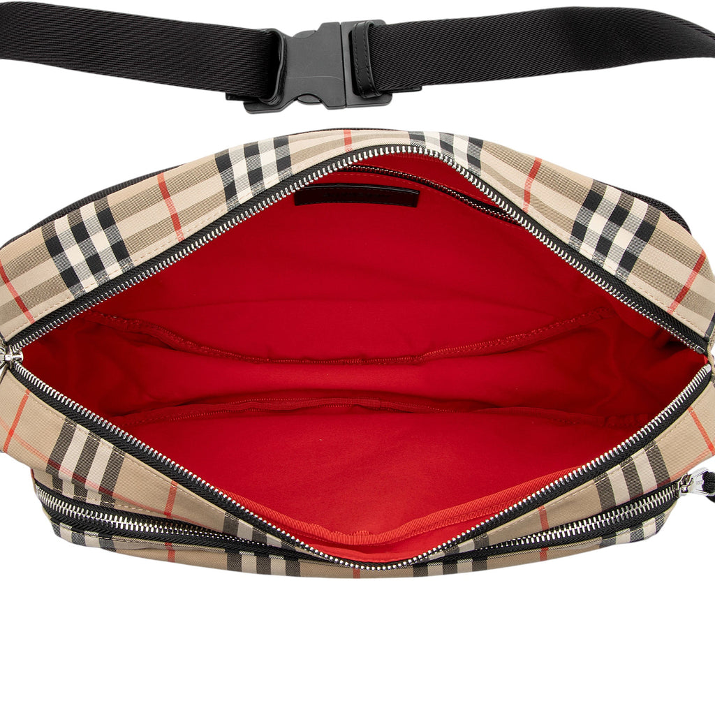 Burberry Econyl Vintage Check Cannon Large Bumbag