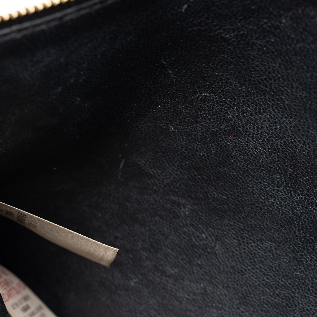 Burberry Embossed Leather Check Canterbury Small Tote