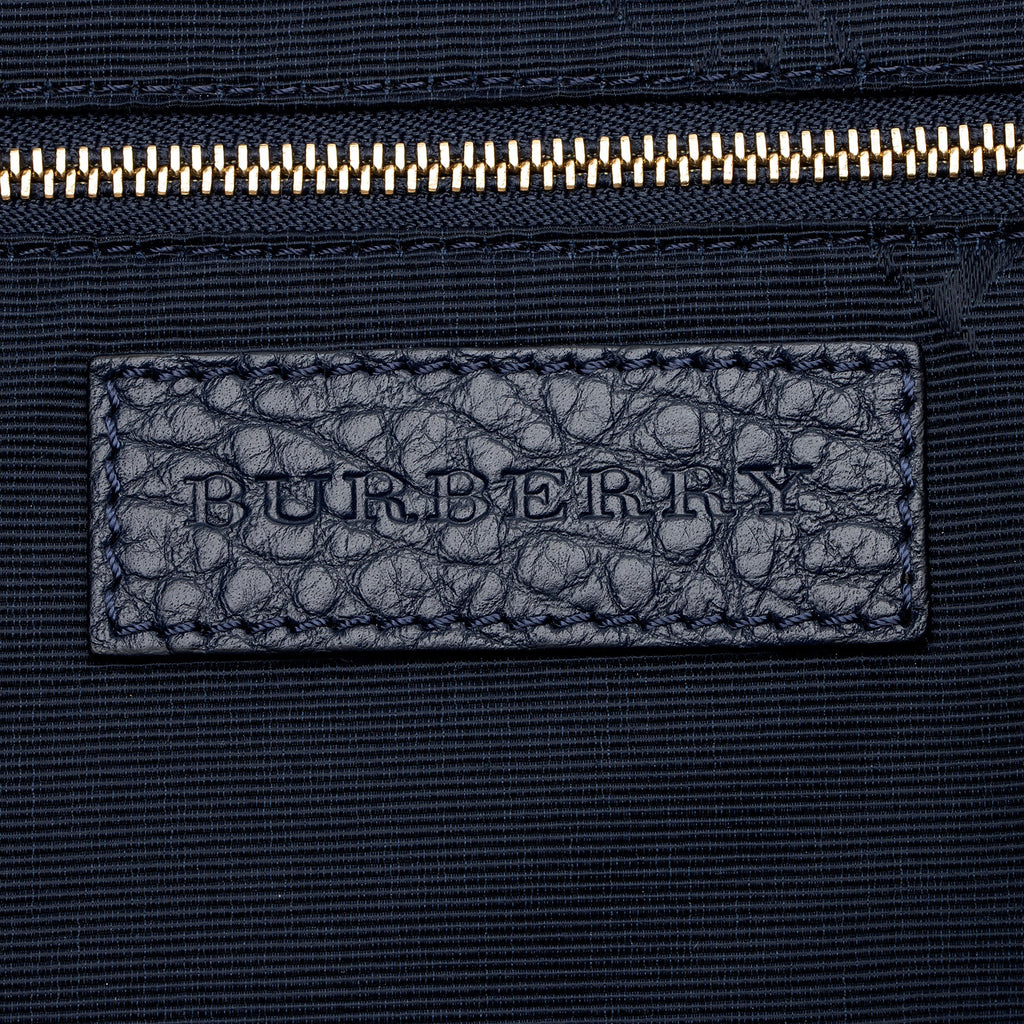 Burberry Embossed Leather Check Dewsbury Tote