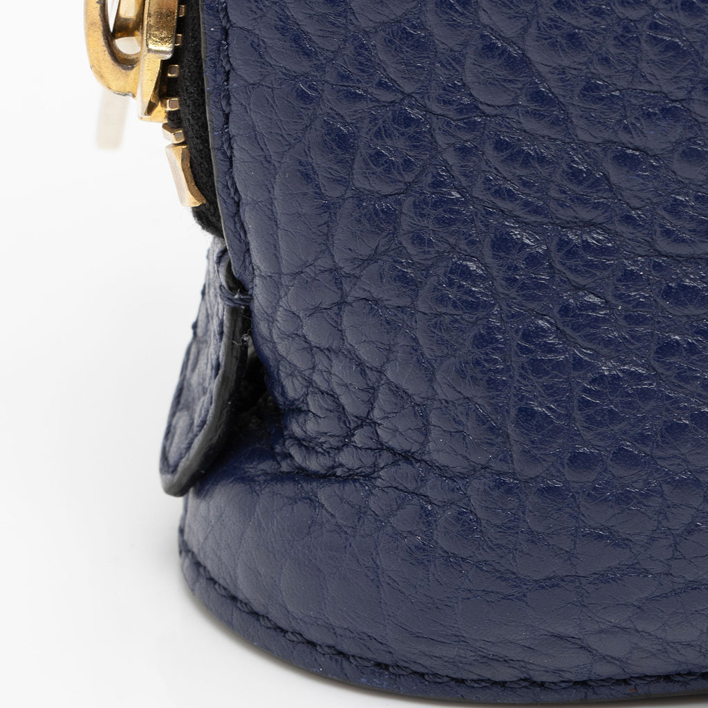 Burberry Embossed Leather Check Harrogate Crossbody (SHF-xJEGv6)