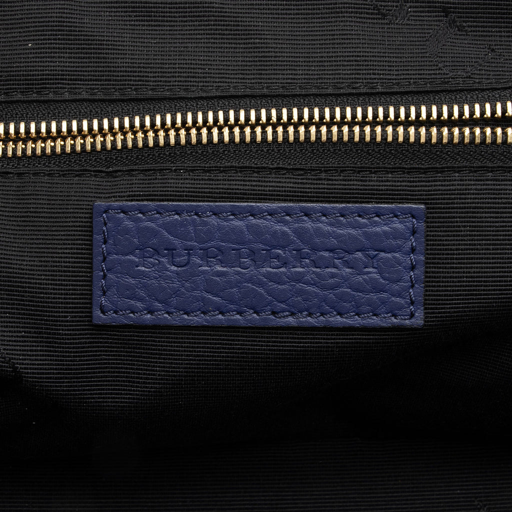 Burberry Embossed Leather Check Harrogate Crossbody (SHF-xJEGv6)