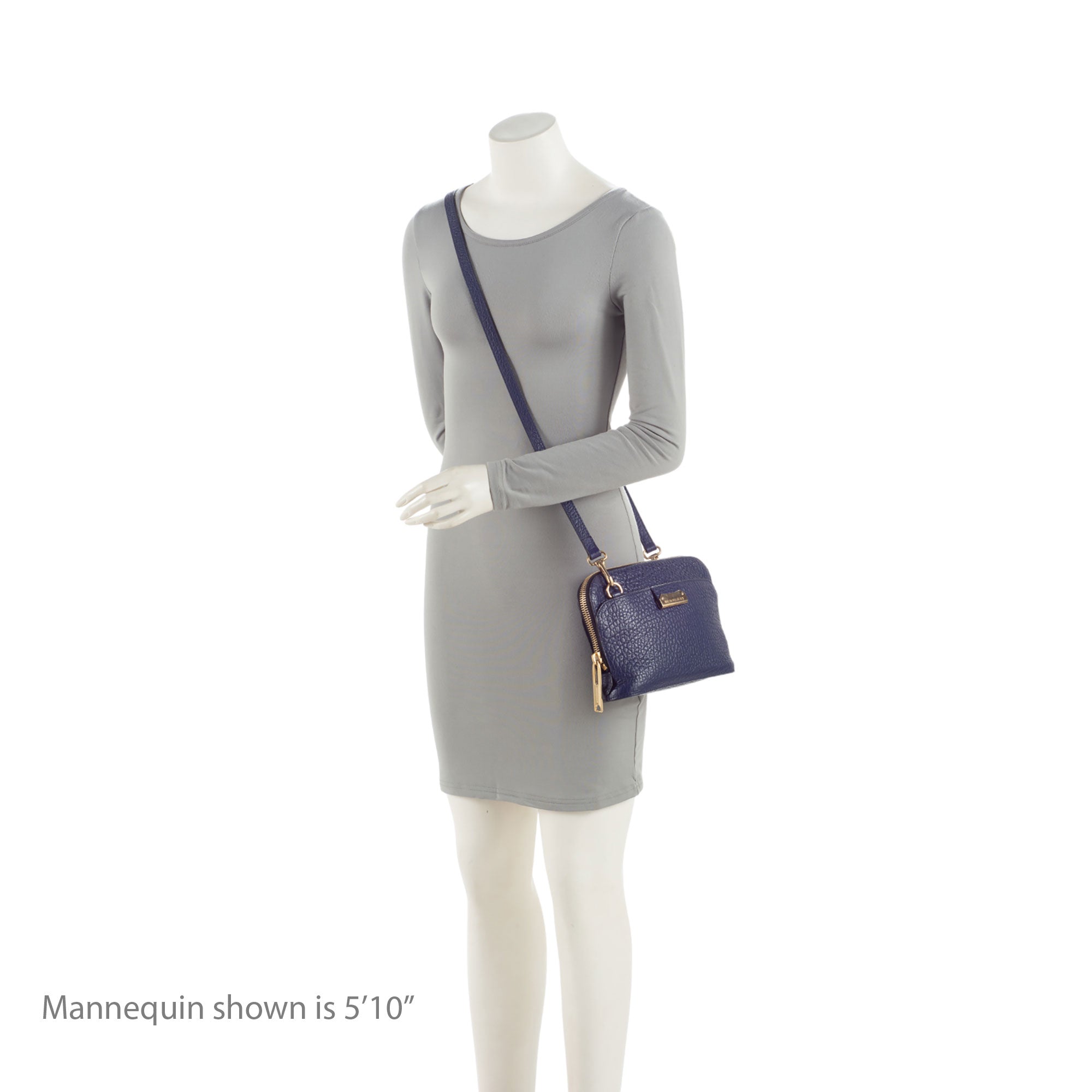 Burberry Embossed Leather Check Harrogate Crossbody (SHF-xJEGv6)