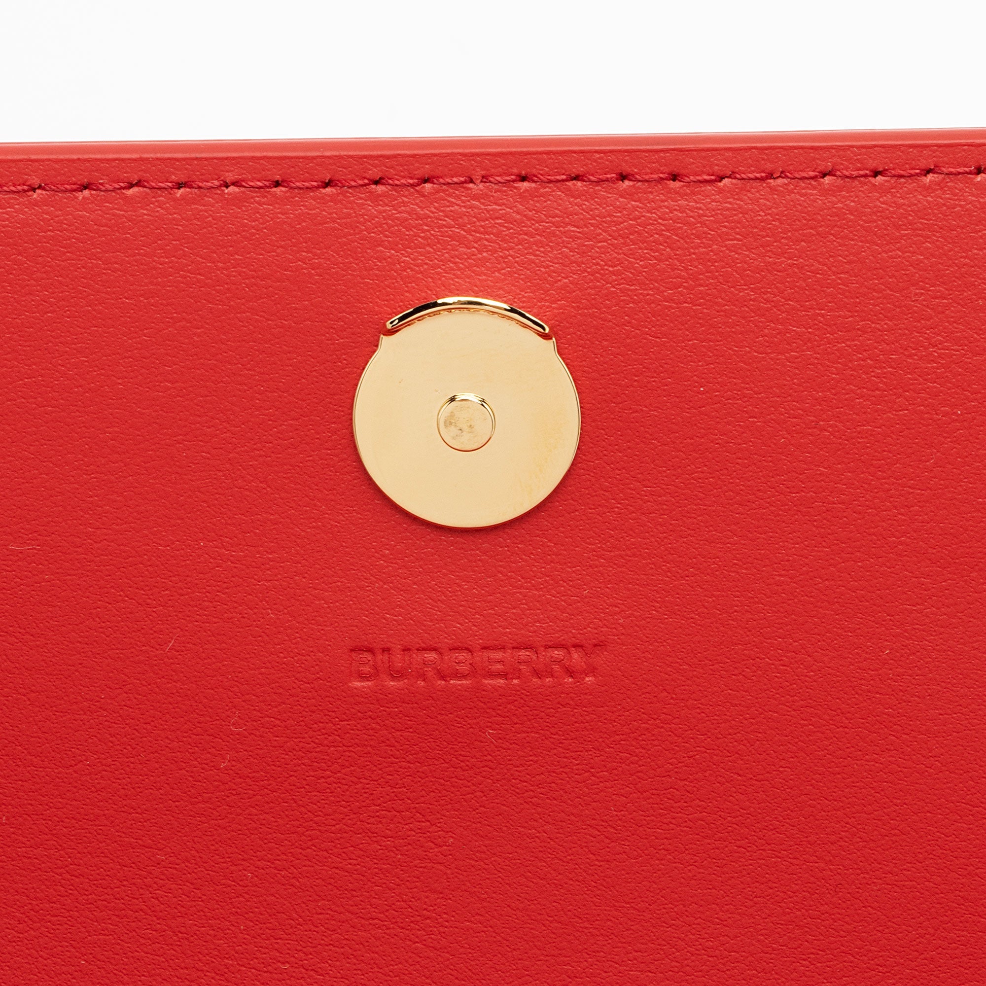 Burberry Embossed Leather Henley Crossbody (SHF-p23TH5)