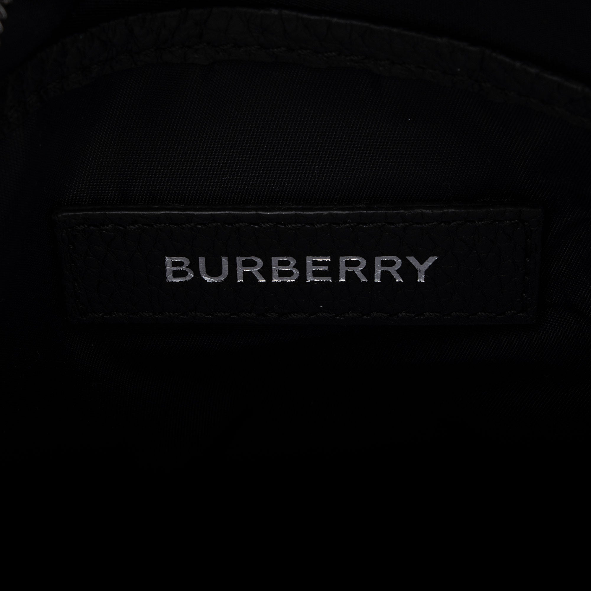 Burberry Embossed Leather Logo Thornton Crossbody Bag (SHF-lKaIAI)