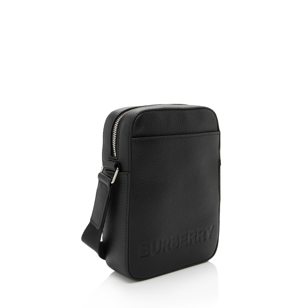 Burberry Embossed Leather Logo Thorton Crossbody Bag (SHF-eENPy4)