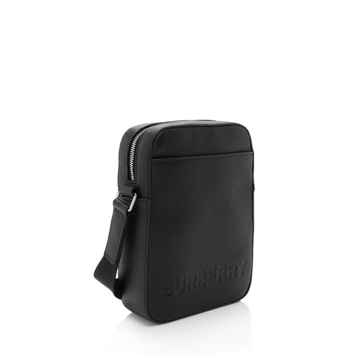 Burberry Embossed Leather Logo Thorton Crossbody Bag (SHF-eENPy4)