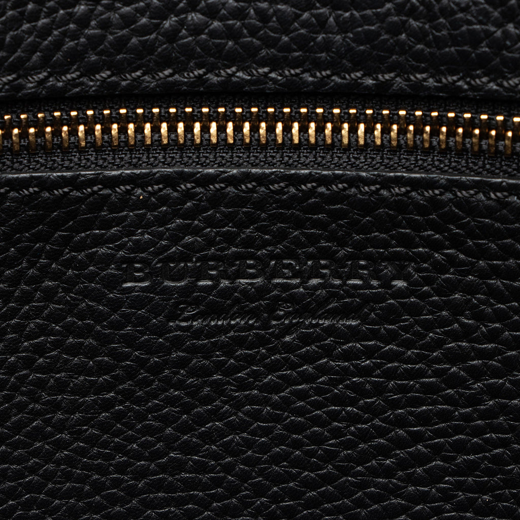 Burberry Embossed Leather Remington Tote