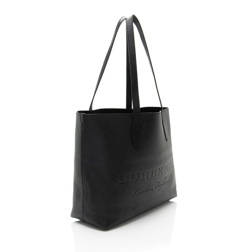 Burberry Embossed Leather Remington Tote