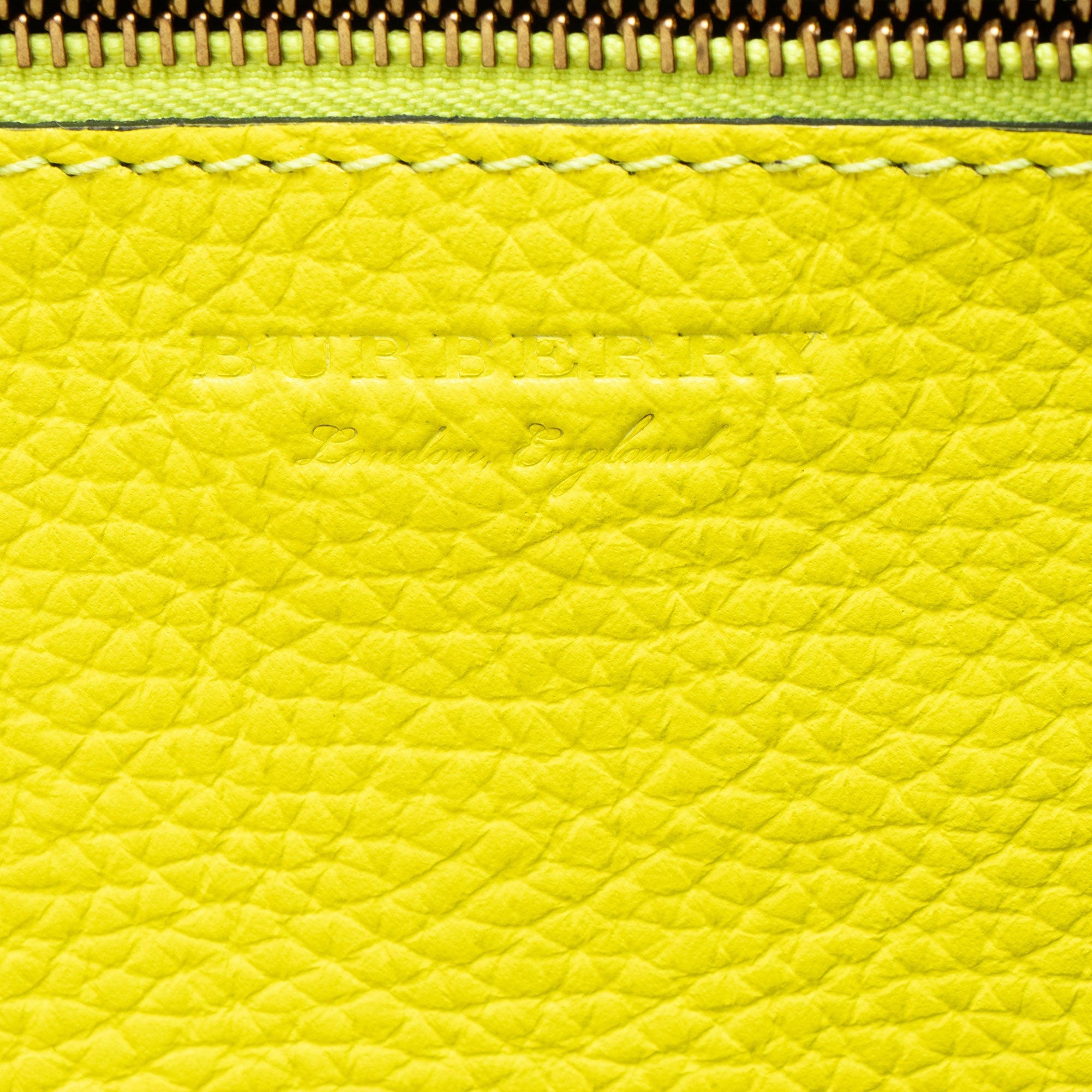 Burberry Embossed Leather Remington Tote