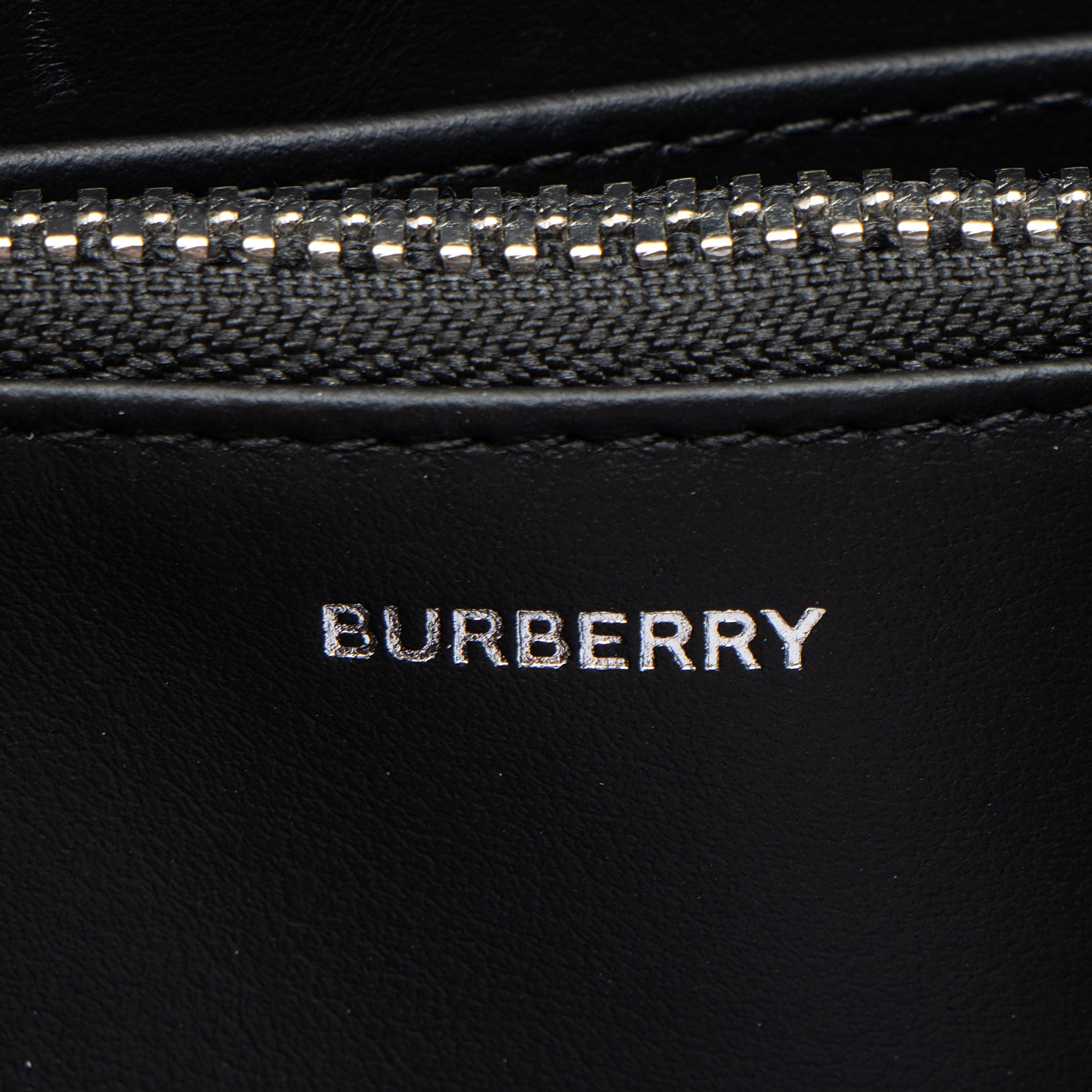Burberry Exploded Check Zip Around Wallet
