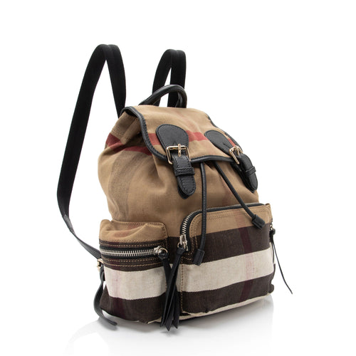 Burberry Giant Check Medium Rucksack Backpack (SHF-2qgLFI)