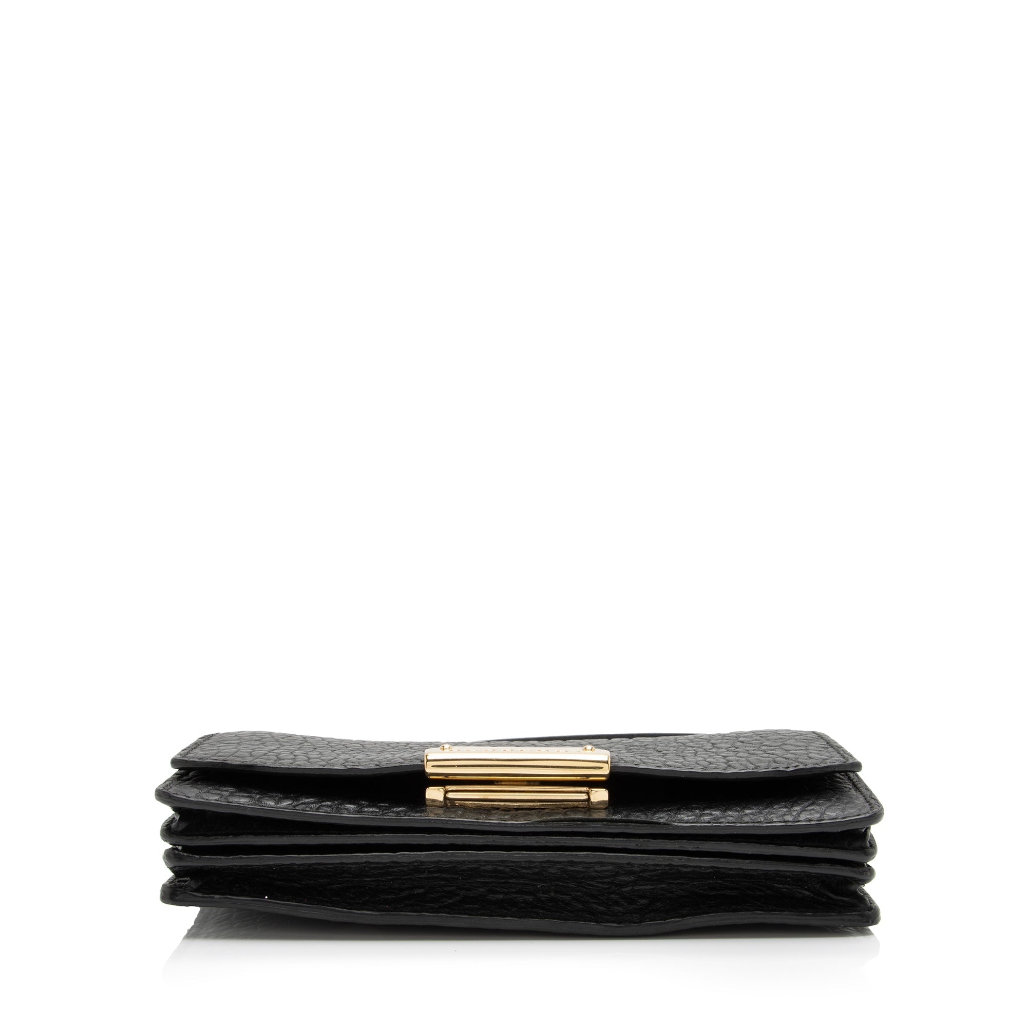 Burberry Grained Leather Madison Wallet on Chain (SHF-23926)