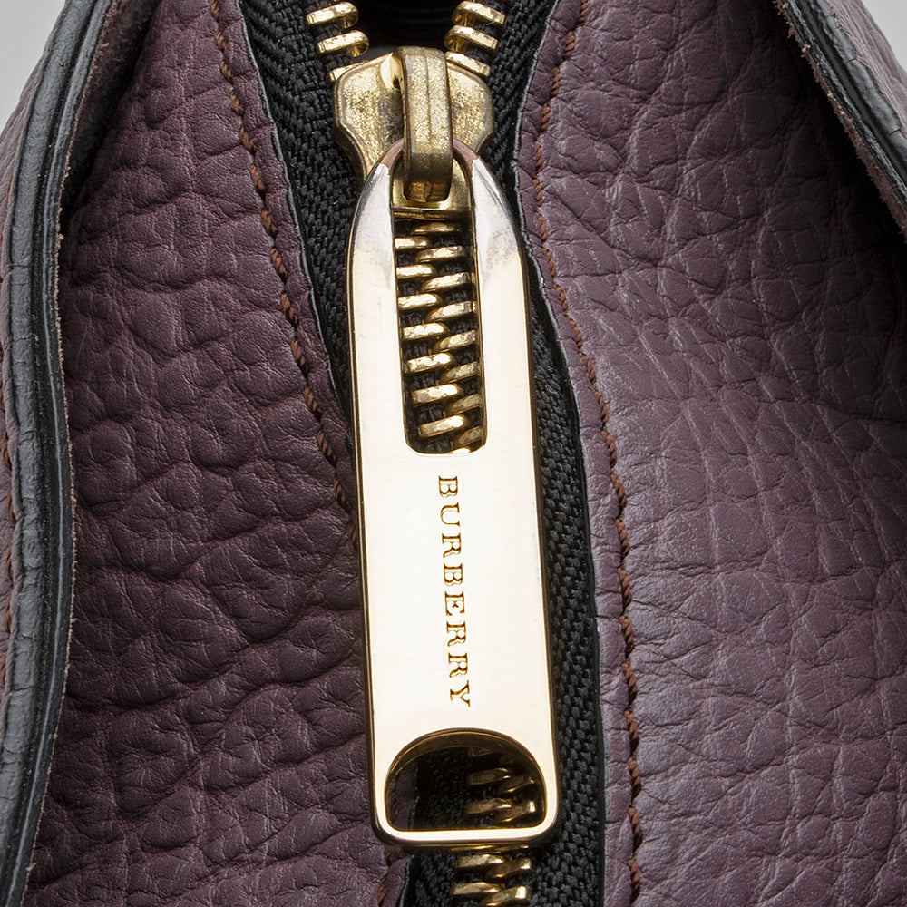Burberry Grained Leather Dewsbury Medium Tote (SHF-18919)