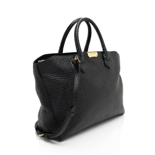Burberry Grained Leather Dewsbury Tote