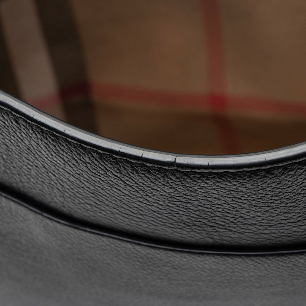 Burberry Grained Leather Elmstone Small Hobo
