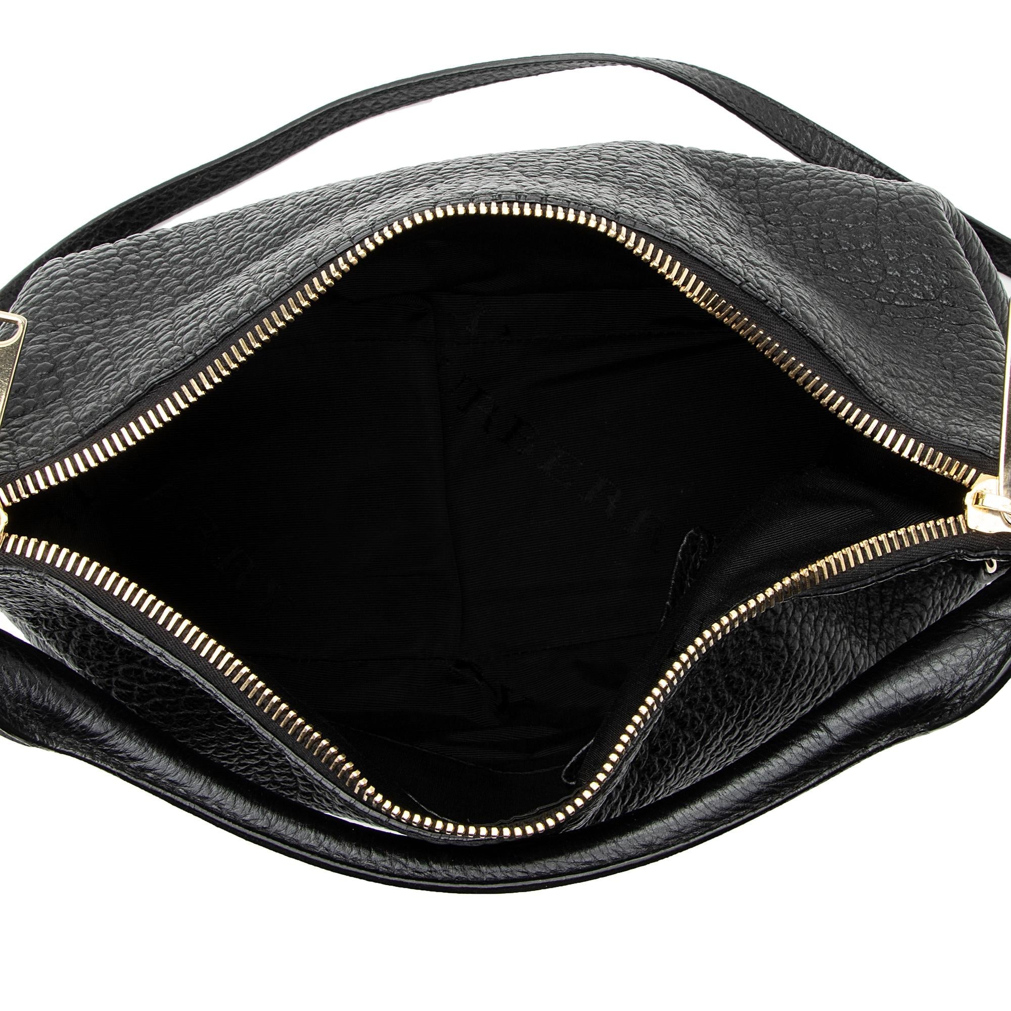 Burberry Grained Leather Ledbury Convertible Hobo (SHF-jy9yzD)