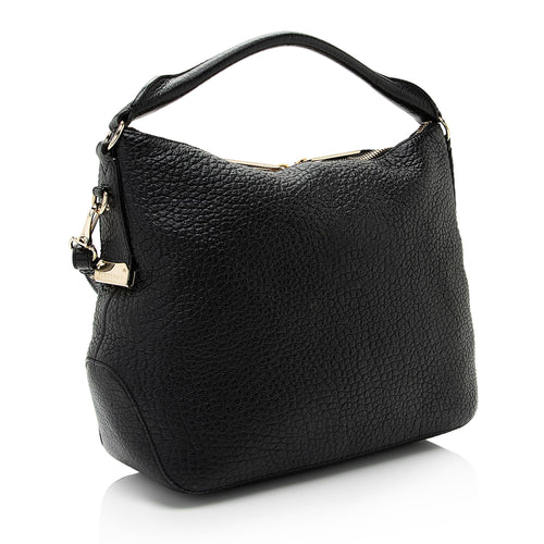 Burberry Grained Leather Ledbury Convertible Hobo (SHF-jy9yzD)