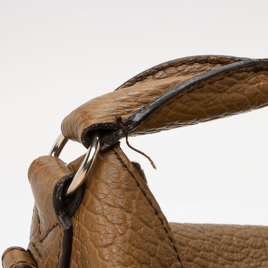 Burberry Grained Leather Ledbury Hobo (SHF-4RlqEs)