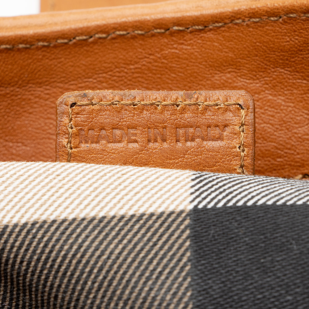 Burberry Grained Leather Shoulder Bag (SHF-20214)
