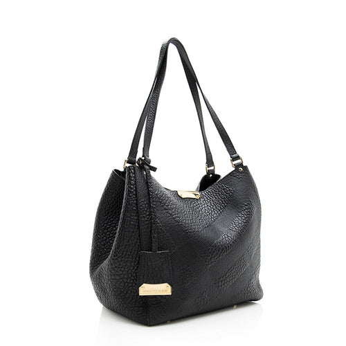 Burberry Grained Leather Tote (SHF-19247)