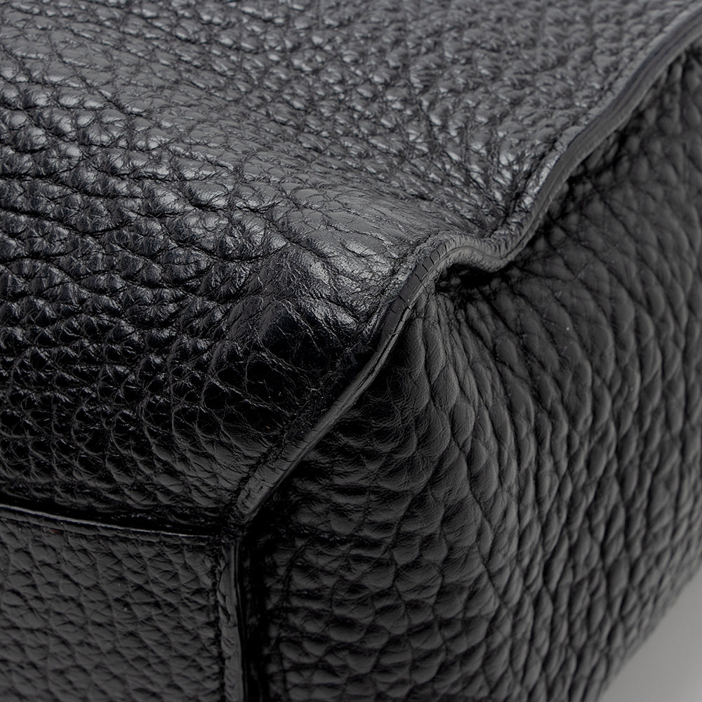 Burberry Grained Leather Woodbury Tote (SHF-18199)