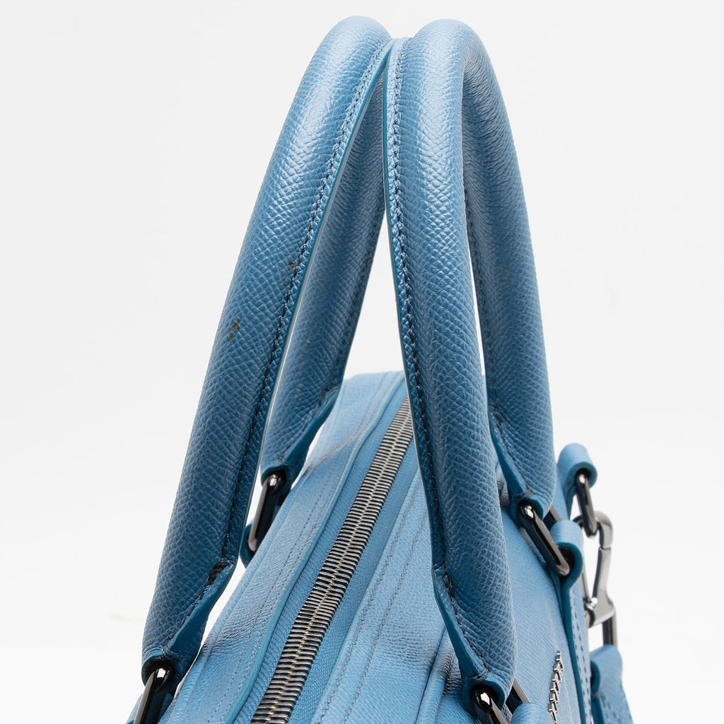 Burberry Grainy Calfskin Newburg Small Briefcase (SHF-jfBKQ8)