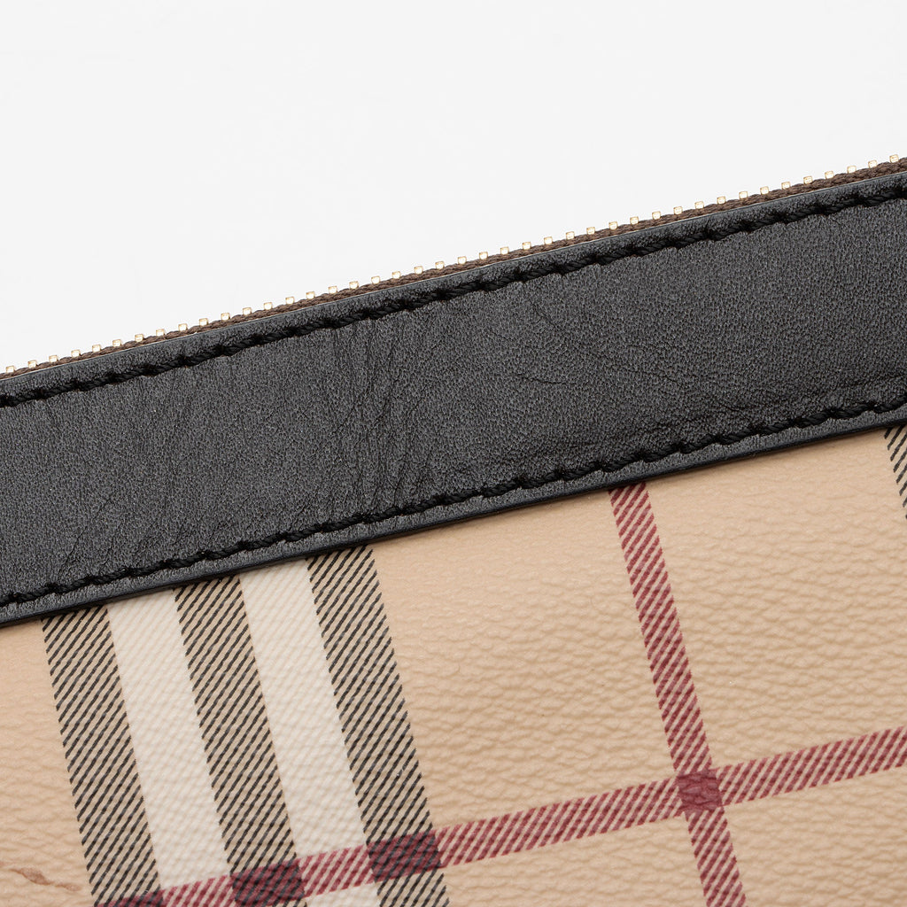 Burberry Haymarket Check Adeline Clutch